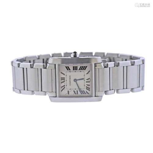 Cartier Tank Francaise Stainless Steel Watch 2301