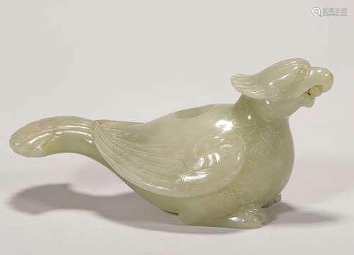 Hetian jade bird in ancient China