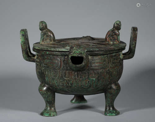 Bronze tripeds stove