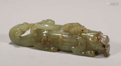 Jade tiger in ancient China