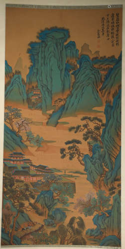 Qian Wei City landscape on silk axis