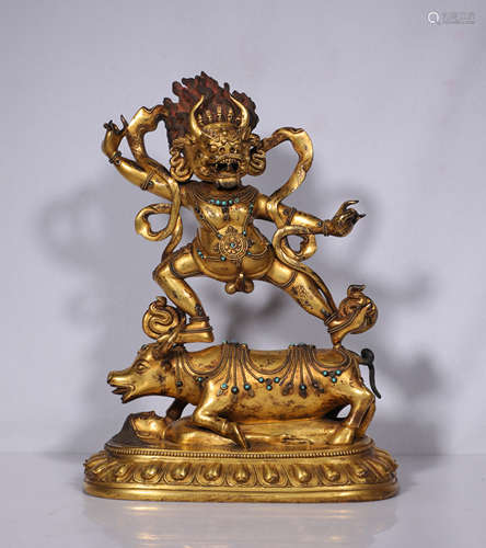 Statue of Yan Demon enemy in qing Dynasty