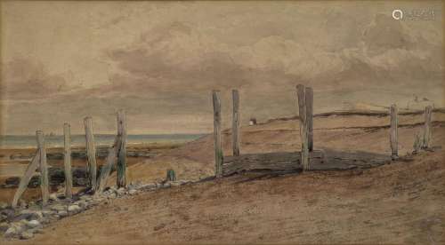 William Roxby Beverley, British 1811-1889- Sands at Eastbour...