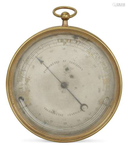 A French brass cased Hygrometer, by Pertuis, Hulot, Bourgeoi...
