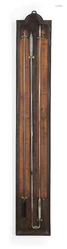 A George III mahogany cased 'Great Double Barometer', by Dom...