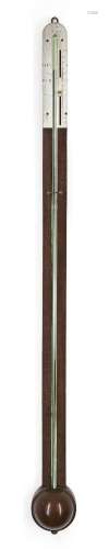 An early Victorian mahogany stick barometer, by Alexander Ad...