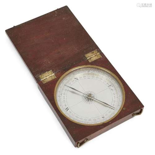A George III brass and silvered surveyor's compass, by J &am...