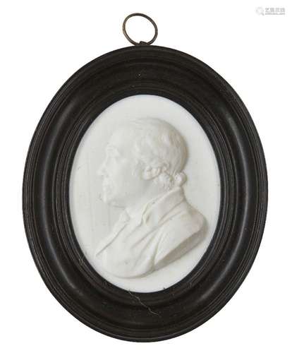 Manner of James Tassie, Scottish, 1735-1799, a white paste p...