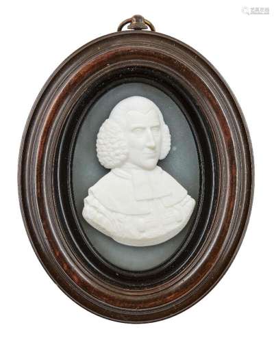 William Tassie, Scottish, 1777-1860, a white paste relief of...