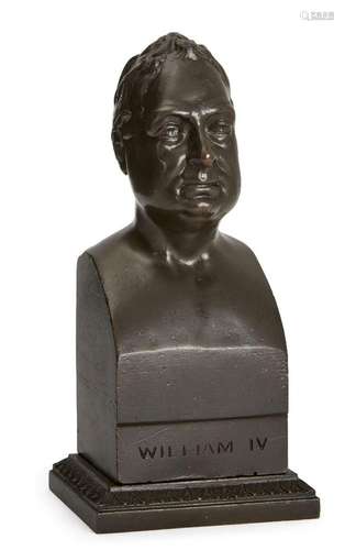 An English bronze portrait bust of William IV, by Samuel Par...