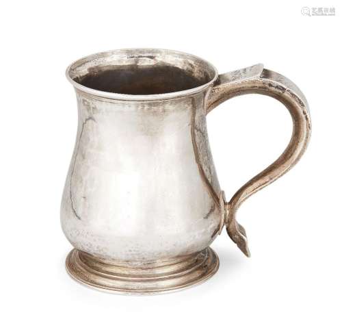 A George II silver mug