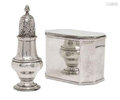 An early George III silver caster
