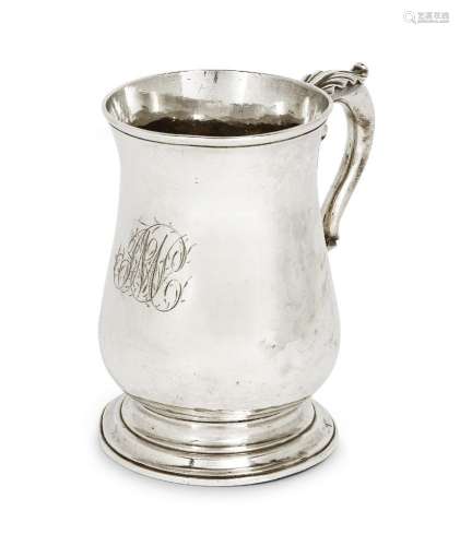 A George III silver mug