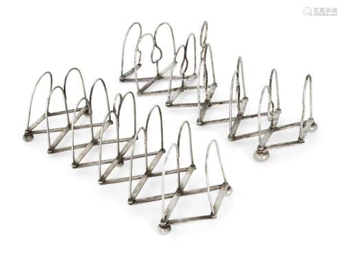A George III R.C. & Co. patent extendable toast rack