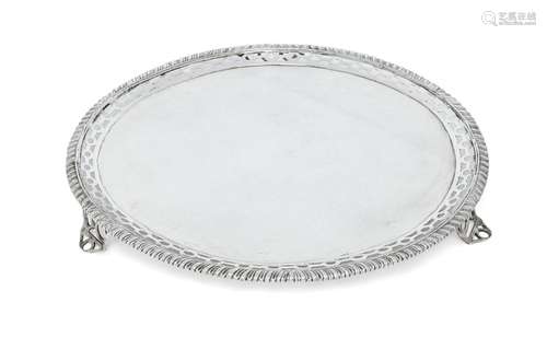 A George III Scottish silver salver