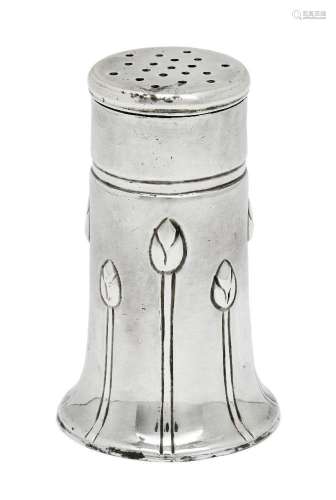 An Edwardian silver pepper pot by George Lawrence Connell