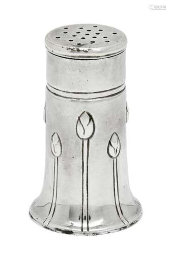 An Edwardian silver pepper pot by George Lawrence Connell