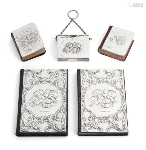 An Edwardian silver mounted miniature hymn book