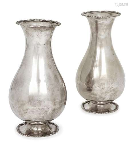 A pair of 20th century Portuguese vases