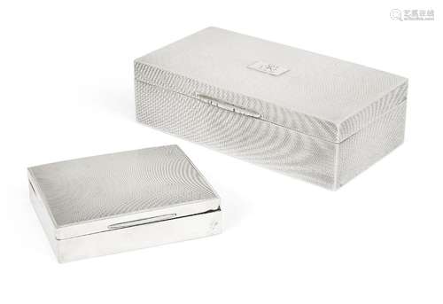 A Garrard & Co. silver cigarette box