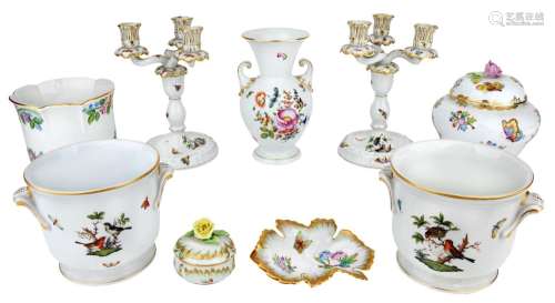 A group of Herend porcelain