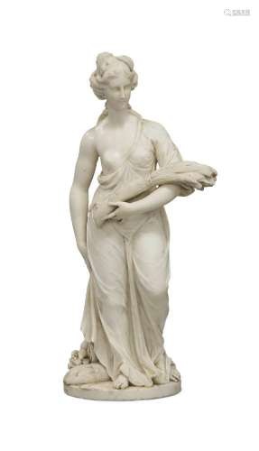 An Italian marble personification of Summer