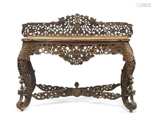 An Anglo-Indian console table