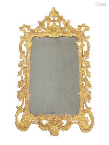 A George III giltwood pier mirror