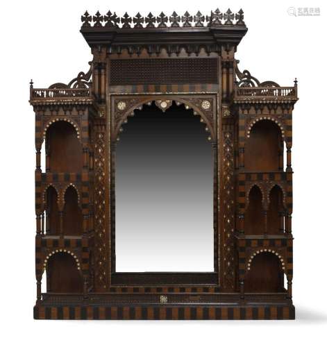 A North African over mantle mirror