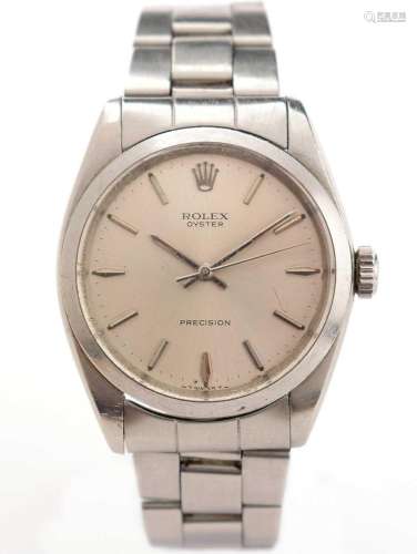 Rolex Oyster Precision: a steel cased wristwatch, ref 6426