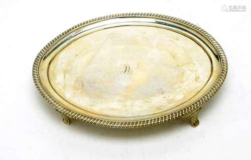 A George III silver teapot stand, by John Stoyte,