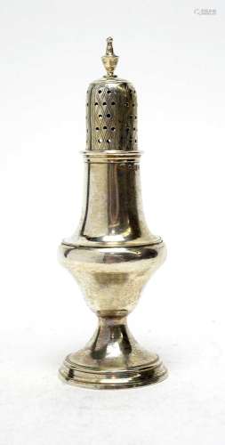 A George III silver caster, by George Smith (II),
