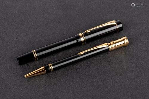 Parker Duofold pen and ballpen