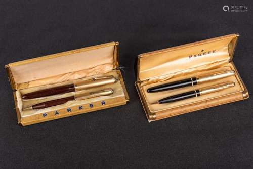 Two Parker 51 Vacumatic sets