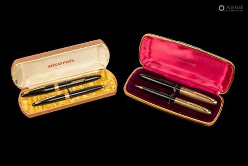 Two Sheaffer sets with Triumph nib