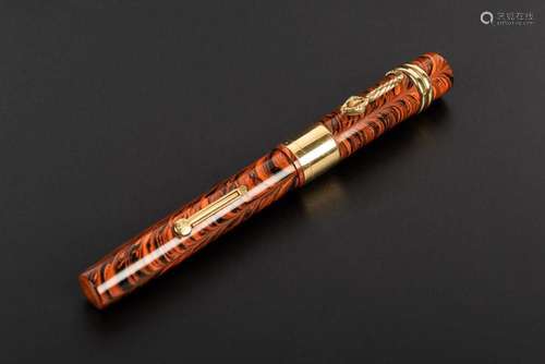 Waterman #58 en Ebonite red and black