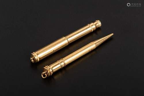 Parker gold filled pen and mechanic pencil