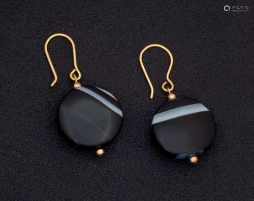 Agathe gold earrings