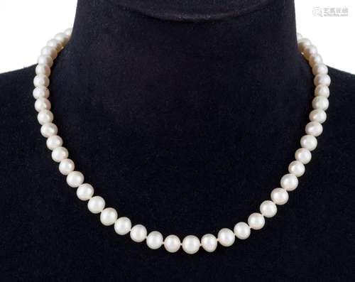 Cultured pearl necklace