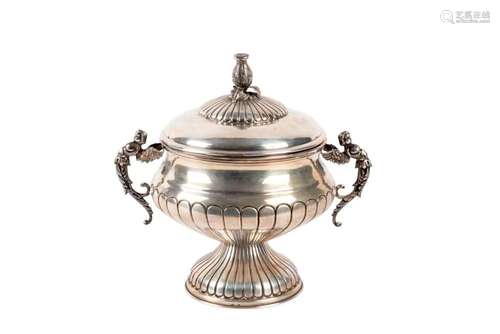 A Spanish silver tureen 20th Century