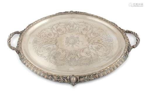 A Napoleon III tray by Christofle Circa 1860