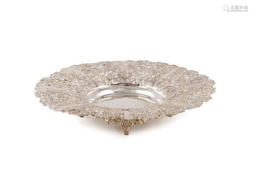 A Spanish silver dish 20th Century