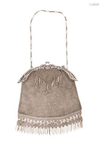 Silver bag Circa 1900