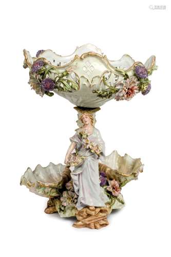 A German porcelain centerpiece circa 1900