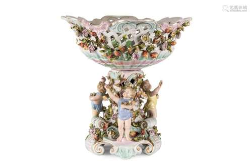 A German porcelain centerpiece. 20th Century