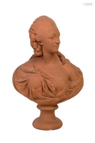 A lady plater bust. 20th C.