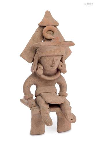 Veracruz male clay figure