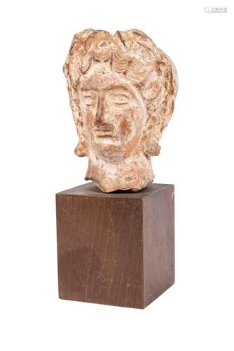 Greek clay head