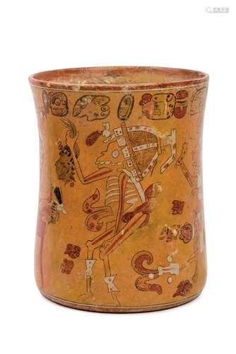 Mayan ceramic vase