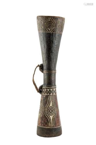 A Sepik drum, Papua New Guinea